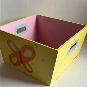 Hand Painted Butterfly Storage Box